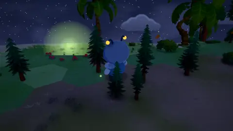 The wilds after dark, by the Fairy Ring.